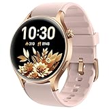 aeac Smartwatch Damen Rund mit Telefonfunktion,AMOLED Ultra-Clear Screen Uhren Damen (Durchmesser...