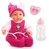 Bayer Design 94682AA Hello Baby Funktionspuppe, spricht, bewegt den Mund, interaktive Puppe,...