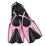 Mares Aquazone X-One Junior, Schnorchelflosse Kinder - Unisex, Rosa, S