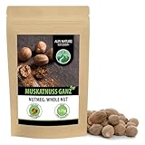 Muskatnuss ganz (125g), Muskatnüsse ca. 20-25 Stück, 100% naturrein, natürlich ohne Zusätze,...