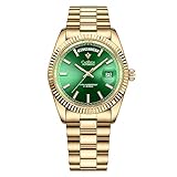 CADISEN Automatik Uhr Herren Mit Gangreserve Automatik Saphirglas Wasserdicht Edelstahlarmband...