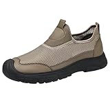 FGUUTYM Sportschuhe Herren Slip on Sneaker Memory Schaum Walkingschuhe Atmungsaktiv Bequeme...
