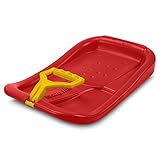 Prime Garden® DINAMICO Kinderschlitten Schlitten Kunststoffschlitten Tellerschlitten für Kinder...