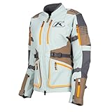 KLIM Damen Sedona Adventure Motorradjacke, Schiefergrau – Teakholz, M