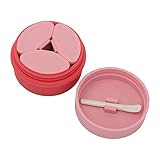 Silikon -Make -up -Gläser nachfüllbar tragbarer Reise -Silikoncremesbehälter mit Löffeln für...