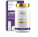 Leber Kur Mariendistel Kapseln hochdosiert - 80% Silymarin, Artischocke, Löwenzahn, Curcuma,...