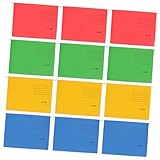 WEKADRIN 12 Stück Teiliges Bunte Metall Ordnerrahmen mit Robustem Papierhaken Tragbare Hängeordner...