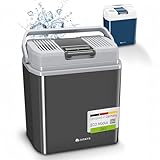 Juskys elektrische Kühlbox 24 Liter 12 V / 230 V für Auto, Lkw, Reisemobil, Camping - Mini...