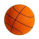 PMVRTHQV Leiser Basketball, unbeschichtet, hochdichter Schaumstoffball, leiser Trainingsball,...