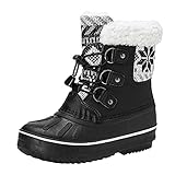 Schneestiefel BarfußSchuhe Barfussschuhe Kinder Winter Wasserdicht Barfussschuhe Kinder GefüTterte...