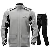 IRON JIA’S Regenanzug Herren Motorrad Regenjacke Wasserdichter Winddicht Atmungsaktiver...