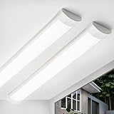 Qsmile 2 Stück LED Rohre 120cm 32w 3550lm KaltweiBes Licht 6500K Ultradünne LED Feuchtraumleuchte...