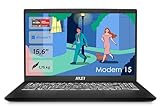 MSI Modern 15 Lifestyle & Business Laptop, 15,6 Zoll Full HD Display, AMD Ryzen 5 7530U Prozessor,...