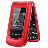 Uleway gsm Seniorenhandy Klapphandy ohne Vertrag,Großtasten Mobiltelefon Einfach und Tasten...