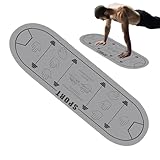 Trainingsmatte mit Ausrichtungsmarkierungen – 39,7 x 100 cm, Boden-, Brustmuskelausrüstung, ideal...