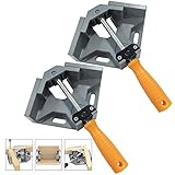2 Stück Winkelspanner 90 Grad, Aluminium-Legierung Eckspanner, Mit Swing Kiefer, Single Handle,...