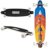 Hansson.Sports Top Longboard Komplett Skateboard Long Board 99cm (39 inch). 2 Motive zur Wahl...