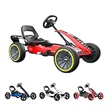 BERG Gokart Reppy GP Pedal mit Soundbox am Lenkrad, Pedalauto, Sicherheit und Stabilität,...