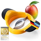 Dimono® Mangoschäler Mangoschneider aus Edelstahl; Mango teilen & entkernen; Mango-Entkerner mit...