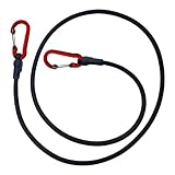 Outdoor Bungee Cords - Outdoor Karabiner Elastisches Seil | Schwarzes Campingzubehör, verdickte...