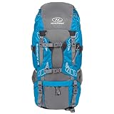 Highlander 45 Liter Discovery Rucksack Leichter Wanderrucksack mit wasserdichter Hülle - Ideal zum...