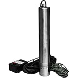 Güde Tiefbrunnenpumpe GTT 900 (900 W, Fördervolumen: 4500 l/h, max. Förderhöhe: 55 m, max....