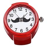 Artibetter Digitale Fingeruhr Damen Elastischer Ring Uhr Modisch Dekorativ Abs Material Präzise...