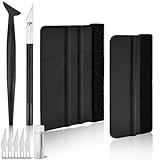 qingmeng 9 Stück Rakel für Folie, Folierungs Werkzeug, Folienrakel, Rackelset Folie, Rakelset zum...