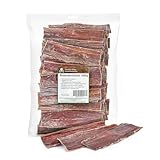 Kaureks Natur Hundeleckerlies Rinderdörrfleisch 1 kg. Schlund, Kausnack, Hundefutter, Kauartikel,...