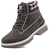 ANJOUFEMME Wanderschuhe als Winterschuhe für Damen, Wasserdichte & Warme Winterstiefel für...