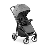 hauck Shop N Care, Grey - Kinderbuggy mit Liegefunktion ab Geburt bis 22 kg, Becherhalter und Snack...