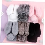 Homoyoyo Plüsch Kaninchen TPU Handyhülle für Weiche Flauschige Handyschale mit Kamera Schutz...