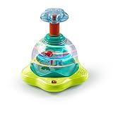 Bright Starts, 10042 Press & Glow Spinner, Musikspielzeug Kreisel mit blinkenden Lichtern und...