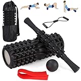 Zaxiva 5-in-1 Massage Set, Hochdichte Faszienrolle Wirbelsäule, Massageroller, Massageball,...