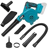 L1NXIXI Akku Laubbläser für Makita 18V, Elektrischer Hand Laubbläser Gebläse, 2 in 1...