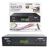 Oluote Digital TV Konverter Box, Decoder für HDTV 1080P Empfänger kompatibel H.265 mit H.264 für...
