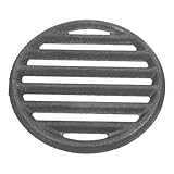 HOODANCOS Runder Grillrost aus Gusseisen 17cm Robuster Rundrost für Holzkohlegrill und Feuerstelle...