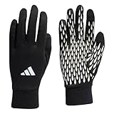 adidas Unisex Gloves Tiro C Gloves, Black/White, HS9750, L