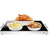Chefman Elektrische Warmhalteplatte mit Einstellbarer Temperatur, Perfekt für Buffets, Restaurants,...