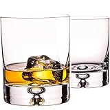 IMPERIAL Whiskeyglas Set 2 Stück – 300ml Whiskygläser aus Crystalline Glas 'Lissabon' –...