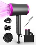 Faltbarer Reisehaartrockner mit EU-Stecker, kompakt und leicht, 1200-1800 W, inklusive Kamm und...