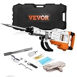 VEVOR Hochleistungs-Betonbrecher Abbruchhammer 3500 W, 60 J Schlagkraft Elektroabbruchhammer,...