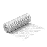 Wiltec Maschendrahtzaun 1 m x 10 m, 0,75 mm Drahtstärke 19x19 mm Maschengröße, Volierendraht...