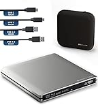 techPulse120 Externes USB 3.1 USB-C UHD 4k 3D M-DISC Blu-ray DVD CD BDXL HDR10 128GB Laufwerk...