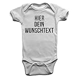 Baby Body mit Wunschtext - Selber gestalten mit dem Amazon Designertool - Tshirt Druck - Shirt...