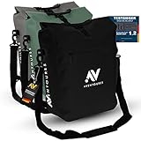 Aventoures® [TESTSIEGER 4in1 Fahrradtasche für Gepäckträger 25L | Wasserdicht Reflektierend |...