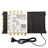 Premium X PMSE 5-8 Multischalter mit Netzteil Second Edition Multiswitch 1 SAT für 8 Teilnehmer...