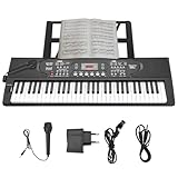 Digitales Klavier mit 61 Tasten Tragbares Keyboard Digitales elektronisches Piano Keyboard für...