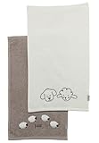 Sterntaler Kinderhandtuch 2er Pack Bauernhof - Handtücher Set aus saugfähiger Baumwolle angenehm...