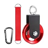 Umlenkrollen für Seile | Hochbelastbares Flaschenzug Karabiner Set | Schnellspanner Und Leise...